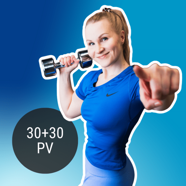 60 päivän kuntosaliohjelma -paketti